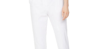 Calvin Klein Women's Slim Leg Ankle Dress Pants White Size 2