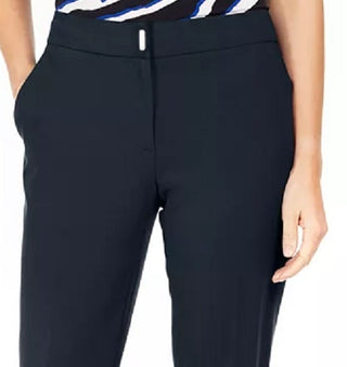 Calvin Klein Women's Straight-Leg Dress Pants Blue Size 0