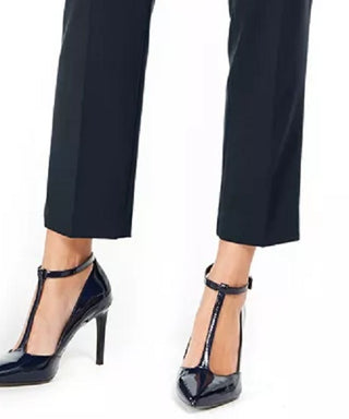 Calvin Klein Women's Straight-Leg Dress Pants Blue Size 0