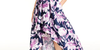 Speechless Trendy Women's Floral Gown Navy Size 20