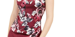 BCX Juniors' Printed Satin Dress Pat F Size 5