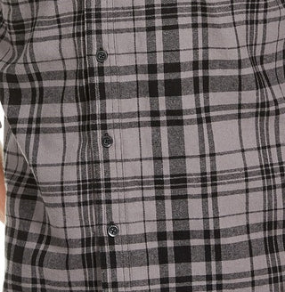 Levi's Men's Miguel Regular-Fit Plaid Flannel Shirt Black Size Small