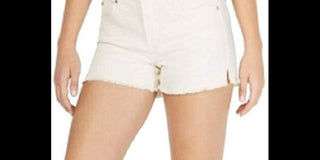 Celebrity Pink Juniors' High-Rise Mom Denim Shorts White Size 9