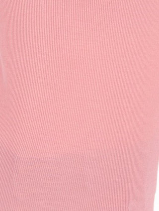 Hippie Rose Juniors' Women's Ribbed Mock-Neck Top Pink Size Large