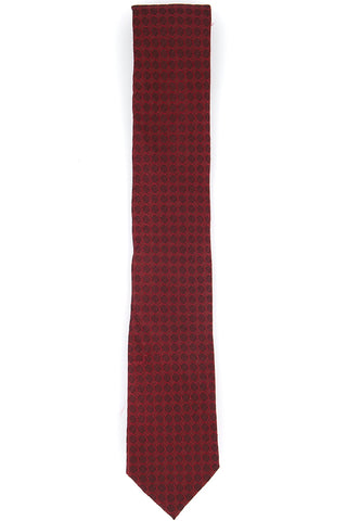 Ryan Seacrest Distinction Men's Boysen Slim Geo Silk Tie Red Size Regular