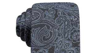Ryan Seacrest Distinction Men's Wilson Slim Paisley Tie Blue Size Regular