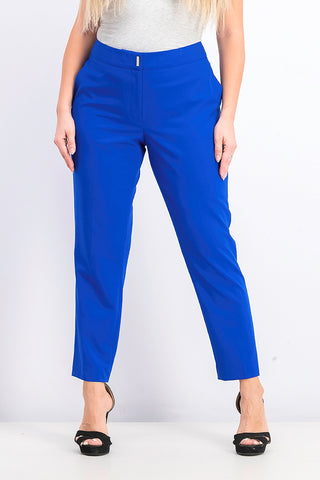 Calvin Klein Women's Straight-Leg Dress Pants Blue Size 12
