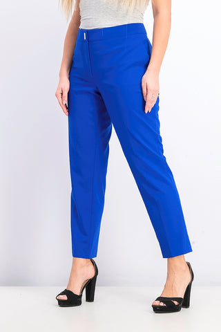 Calvin Klein Women's Straight-Leg Dress Pants Blue Size 12