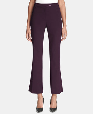 Calvin Klein Women's Modern Fit Trousers Purple Size 6