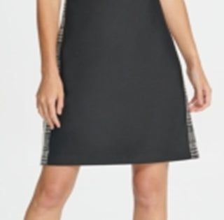 DKNY Women's Mini Sleeveless Shift Dress Black Size 8