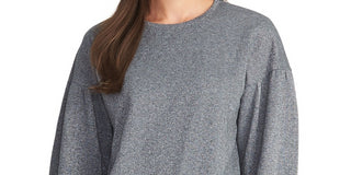 Rachel Roy Women's Elizabeth Drawstring Hem Sweater Gray Size XX-Large