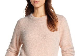 Lucky Brand Women's Long Sleeve Sweater Pink Size X-Small