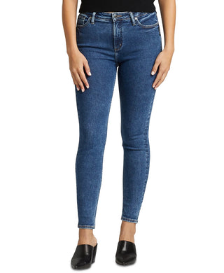 Silver Jeans Co Women's High Note Skinny Jean Blue Size -26