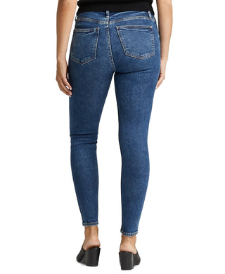 Silver Jeans Co Women's High Note Skinny Jean Blue Size -26