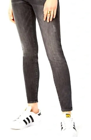 M1858 Women's Kristen Skinny Ankle Jeans Gray Size 6/28