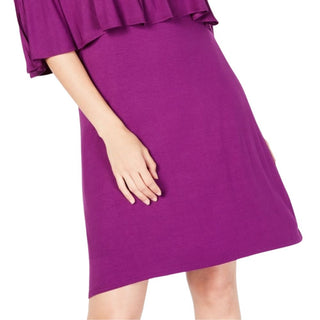 Thalia Sodi Women's Popover Dress Purple Size Small